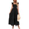 imageMakeMeChic womens SpaghettiB Black