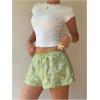 imageMakeMeChic Womens Sequin Mini Shorts Low Waisted Summer Boxer ShortsGreen