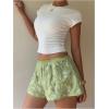 imageMakeMeChic Womens Sequin Mini Shorts Low Waisted Summer Boxer ShortsGreen