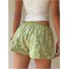 imageMakeMeChic Womens Sequin Mini Shorts Low Waisted Summer Boxer ShortsGreen