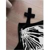 imageMakeMeChic Womens Emo Shirts Gothic Grunge Tops Alt Clothes Y2k Graphic TeesBlack