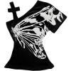 imageMakeMeChic Womens Emo Shirts Gothic Grunge Tops Alt Clothes Y2k Graphic TeesBlack