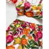 imageMakeMeChic Womens 2 Piece Sets Tropical Print Floral Backless Tank Crop Top and Shorts Sets Summer Boho OutfitsMulticolor