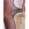 imageMakeMeChic Womens Maternity Pantyhose Stocking Sheer Over The Belly Pregnancy TightsBlack