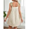 imageMakeMeChic Womens Maternity Dress Floral Tie Shoulder Sleeveless Pregnancy DressesApricot