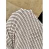 imageMakeMeChic Womens Maternity Dress Striped Spaghetti Strap Twist Front Bodycon Mini DressesKhaki