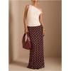 imageMakeMeChic Maxi Long Skirt for Women Mesh Y2k Summer Floral Flowy SkirtBrown