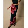 imageMakeMeChic Maxi Long Skirt for Women Mesh Y2k Summer Floral Flowy SkirtRed