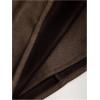 imageMakeMeChic Womens Suede Skirt Ruched Zip Back Bodycon Vintage Wrap Y2K Short SkirtsChocolate Brown