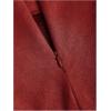 imageMakeMeChic Womens Suede Skirt Ruched Zip Back Bodycon Vintage Wrap Y2K Short SkirtsRed