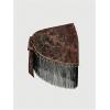 imageMakeMeChic Womens Wrap Fringe Skirt Cover Up Low Waisted Vintage Tie Side Boho Mini SkirtsBrown