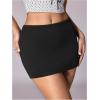 imageMakeMeChic Womens Y2k Mini Skirt with Shorts Underneath Skort Mini Micro Short SkirtsBlack