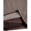 imageMakeMeChic Womens Y2k Mini Skirt with Shorts Underneath Skort Mini Micro Short SkirtsCoffee Brown