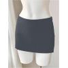 imageMakeMeChic Womens Y2k Mini Skirt with Shorts Underneath Skort Mini Micro Short SkirtsGrey B