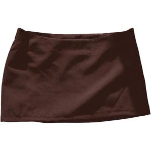 imageMakeMeChic Womens Y2k Mini Skirt with Shorts Underneath Skort Mini Micro Short SkirtsBrown