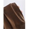 image:imageMakeMeChic Womens Cowl Neck Maxi Dress Halter Backless Bodycon Cocktail Maxi DressesBrown