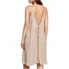 image:imageMakeMeChic Womens Summer Flowy Mini Dress Vaction Backless Dresses Beach SundressApricot