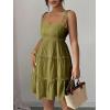image:imageMakeMeChic Womens Summer Mini Dress Spaghetti Strap Sundress Boho Beach Wedding Guest DressesMustard Yellow