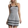 image:imageMakeMeChic Womens Fall Mini Dress Bow Gingham Dress Checkered Spaghetti Strap DressesRed and White