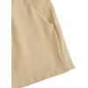 image:imageMakeMeChic Womens Elegant Plaid Shorts Dressy High Waisted Shorts Houndstooth Zipper Wide Leg Mini Shorts Work Casual ShortsMustard Yellow