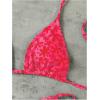 image:imageMakeMeChic Womens Polka Dots Triangle Thong Bikini Sets Floral Cute Bathing Suit SwimsuitsRed Pink Floral