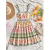 image:imageMakeMeChic Womens Summer Tribal Print Cami Dress Sleeveless A Line Flare Mini Dresses Boho SundressMulticolor