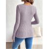 image:imageMakeMeChic Womens Maternity Shirts Knit Wrap Nursing Top Fall Maternity ClothesPurple