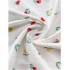 image:imageMakeMeChic Womens Maternity Tee Shirt Floral Scoop Neck Button Short Sleeve Pregnancy Nursing TeesWhite