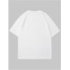 image:imageMakeMeChic Womens Leopard Print Bow T Shirt Crew Beck Short Sleeve Y2k Tee TopsWhite