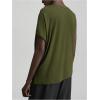 image:imageMakeMeChic Womens One Shoulder Tank Tops Sleeveless Asymmetrical Neck Ruched Twist Front Going Out TopsGreen