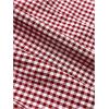 image:imageMakeMeChic Womens Gingham Tops Puff Sleeve Button Blouses Summer Collared Tee Shirt Y2K Babydoll TopRed