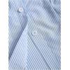 image:imageMakeMeChic Womens Striped Halter Tops Button Down Shirt Tie Ruched Sleeveless Dressy BlouseBlue