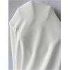 image:imageMakeMeChic Womens V Neck Puff Sleeve Ruffle Trim Button Front Blouse Shirt TopsWhite