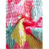 image:imageMAKEMECHIC Girls Ditsy Floral Print 2 Piece Bikini Set Scoop Neck Ruched Triangle Beach Bathing SuitMulticolor B