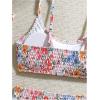 image:imageMAKEMECHIC Girls Ditsy Floral Print 2 Piece Bikini Set Scoop Neck Ruched Triangle Beach Bathing SuitOrange