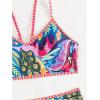 image:imageMakeMeChic Womens High Waisted Bikini Sets Bathing Suit Swimsuit Tropical Boho SwimwearMulticolor