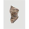 image:imageMakeMeChic Womens One Shoulder Tops Y2k Asymmetrical Sleeveless Summer Going Out Tank TopCoffee Brown