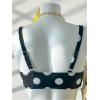 image:imageMakeMeChic Womens 2 Piece Polka Dots Bikini Set Summer Twist Front Swim Shorts Bathing SuitBlack and White