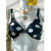 image:imageMakeMeChic Womens 2 Piece Polka Dots Bikini Set Summer Twist Front Swim Shorts Bathing SuitBlack and White