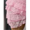 image:imageMakeMeChic Womens 3 Piece Bikini Set Lace Halter Tie Backless Thong Swimsuit with Lace Cover Up SkirtsPink