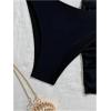 image:imageMakeMeChic Womens 3 Piece Swimsuit Starfish Halter Triangle Bikini Sets Bathing Suit with Cover Up SkirtBlack