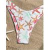 image:imageMakeMeChic Womens Polka Dots Triangle Thong Bikini Sets Floral Cute Bathing Suit SwimsuitsStar Red White