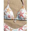 image:imageMakeMeChic Womens Polka Dots Triangle Thong Bikini Sets Floral Cute Bathing Suit SwimsuitsStar Red White
