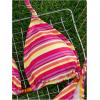 image:imageMakeMeChic Womens Striped Triangle Thong Micro Bikini Sets Halter Swimsuits Bathing SuitRed Yellow