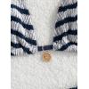 image:imageMakeMeChic Womens Striped Triangle Thong Micro Bikini Sets Halter Swimsuits Bathing SuitStriped Blue a