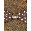 image:imageMakeMeChic Womens Triangle Thong Bikini Sets Floral Polka Dots Bandeau Bathing Suit Swimsuit CoverupPolka Dots Brown