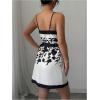 image:imageMakeMeChic Womens Floral V Neck Cami Dress Wrap Tie Side Belted Summer Mini DressesMulticolor