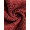image:imageMakeMeChic Womens Casual Sweater Dress V Neck Sleeveless Knit Short Sweater Dresses with PocketBurgundy