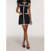 image:imageMakeMeChic Womens Button Down Tank Dress Color Block Sleeveless Work Office Short DressesBlack