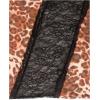 image:imageMakeMeChic Womens Cheetah Print Cami Dress Lace Deep V Neck Party Night Out Maxi DressesBrown